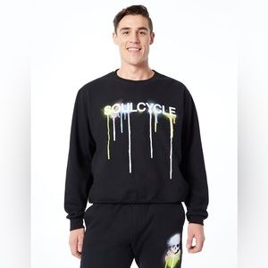 Brand New in bag  NWT SOULCYCLE Derek Crew sweatshirt Drip